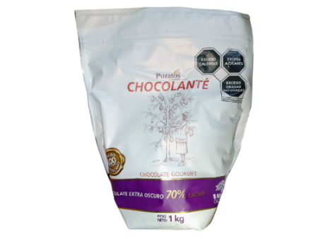 Chocolate Extra Oscuro 70% Cacao- 1 Kg , Puratos Fashion