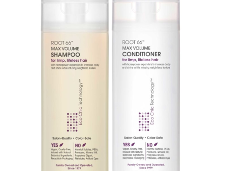 Giovanni ROOT 66 MAX VOLUME Shampoo & Conditioner Bundle -  2 ct. For Cheap