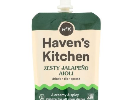 Haven s Kitchen Zesty Jalapeno Aioli - 7 oz For Cheap