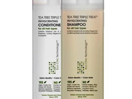 Giovanni Tea Tree Triple Treat Invigorating Shampoo & Conditioner Bundle - 2 ct. Online Hot Sale