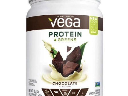 Vega Protein & Greens Plant-Based Chocolate Drink Mix Powder - 18.4 oz. Cheap