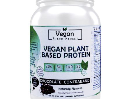 Vegan Black Market Chocolate Contraband Plant Based Protein Powder Online Hot Sale