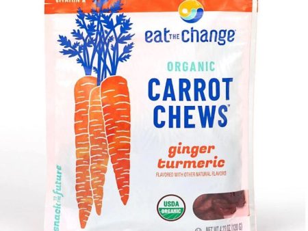 Eat The Change Organic Carrot Chews Ginger Turmeric - 4.2 oz For Cheap