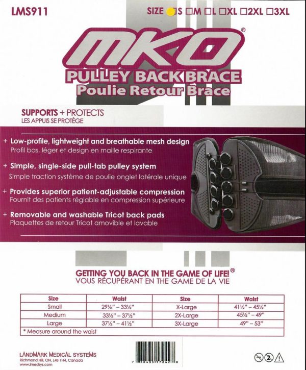 Landmark: MKO Pulley Back Brace Sale