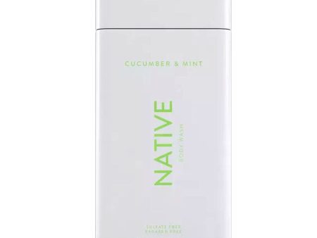 Native Cucumber & Mint Body Wash - 11.5 oz. Supply