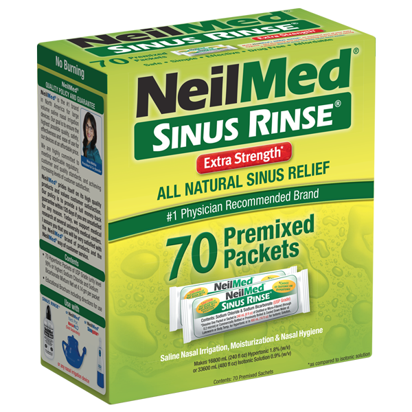 NeilMed: Sinus Rinse Extra Strength Packets 70 Count For Cheap