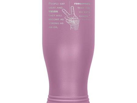 Pino Caruso Ox Quote BOHO Insulated Tumbler 20oz Cheap