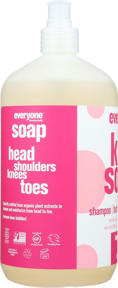 Everyone Kids Soap 3 in 1 Berry Blast Shampoo Body Wash Bubble Bath - 32 fl oz. Online