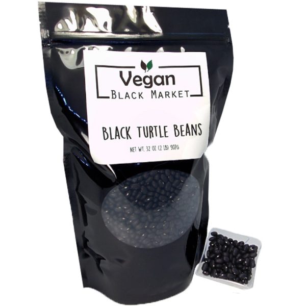 Premium Black Turtle Beans 32 oz. by Vegan Black Market Cheap