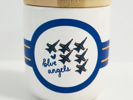 Blue Angels Candle Jar on Sale