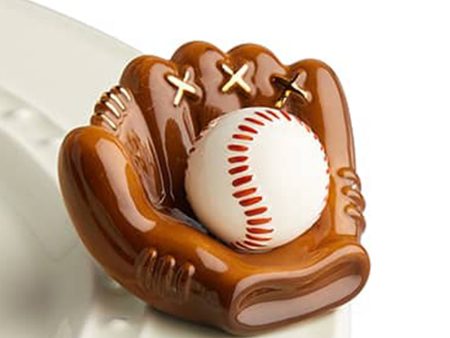 Nora Fleming Mini Attachment - Catch Some Fun Baseball Glove Hot on Sale