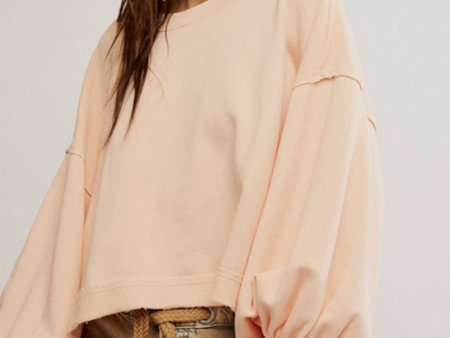 Trish Sweatshirt - Summer Peach Sale